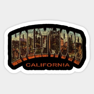 Hollywood California Sticker